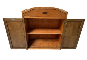 Art Deco Amsterdamse School Wall Cabinet by 't Woonhuys Amsterdam, 1920s